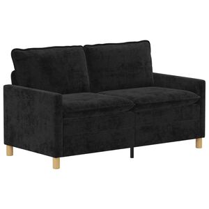 vidaXL Pohovka Čierna 156 x 81 x 87,5 cm Polyester