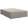 vidaXL Boxspring posteľ s matracom sivohned&yacute; 140x190 cm l&aacute;tka