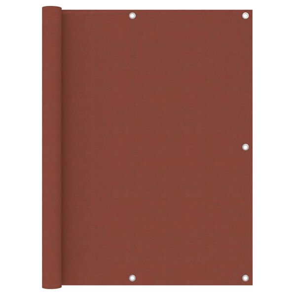 vidaXL Balkónová markíza, tehlová farba 120x300 cm, oxfordská látka