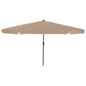vidaXL Z&aacute;hradn&yacute; slnečn&iacute;k 395 x 395 x 245 cm Polyester Okr&uacute;hly