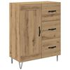 vidaXL Highboard Remeseln&yacute; dub 69,5 x 34 x 180 cm Kompozitn&eacute; drevo
