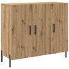 vidaXL Serv&iacute;rovacia skriňa Remeseln&yacute; dub 90 x 34 x 80 cm