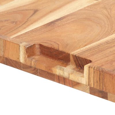 vidaXL Doska na krájanie 40x30x4 cm masívne akáciové drevo