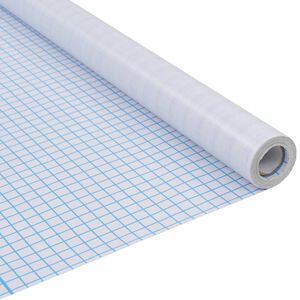 vidaXL Okenn&aacute; f&oacute;lia matn&aacute; dizajn s pruhmi 0,9x5 m PVC