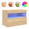 vidaXL TV n&aacute;stenn&aacute; skrinka s LED svetlami dub sonoma 60x30x40 cm