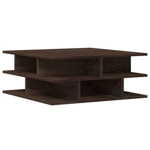 vidaXL Konferenčn&yacute; stol&iacute;k hned&yacute; dub 70x70x29 cm kompozitn&eacute; drevo