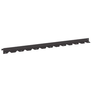 vidaXL Obrubn&iacute;k tr&aacute;vnika 10 ks 102 x 4 x 4 cm Oceľ Čierna