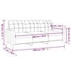 vidaXL 3-miestna pohovka tmavosivá 180 cm látka