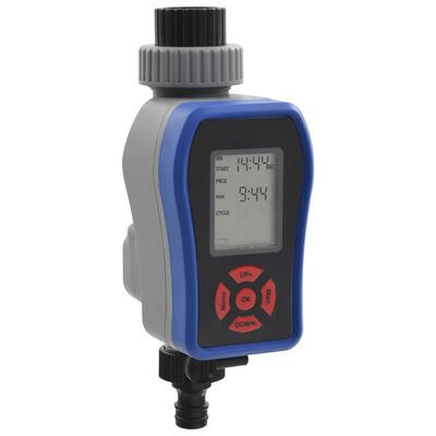 vidaXL Digitálny časovač zavlažovania s jedným výstupom a rozdeľovačom vody