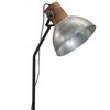 vidaXL Podlahov&aacute; lampa 25 W starožitn&aacute; strieborn&aacute; 30x30x100-150 cm E27