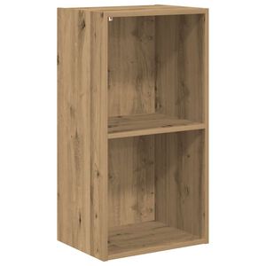 vidaXL Knižnica dub artisan 40x24x76 cm kompozitn&eacute; drevo