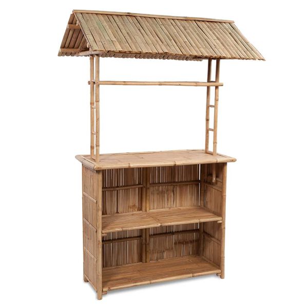41500 vidaXL 3 Piece Bar Set Bamboo