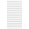 vidaXL Zebra roleta biela 125x230 cm &scaron;&iacute;rka l&aacute;tky 120,9cm polyester