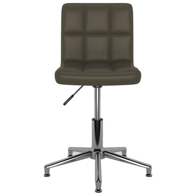 vidaXL Otočná kancelárska stolička hnedá umelá koža