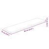 vidaXL N&aacute;stenn&eacute; panely 12 ks bledosiv&eacute; 60x15 cm l&aacute;tkov&eacute; 1,08 m&sup2;