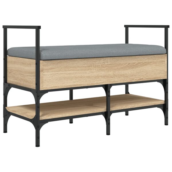 vidaXL Lavička na top&aacute;nky dub sonoma 85,5x42x57,5 cm kompozitn&eacute; drevo