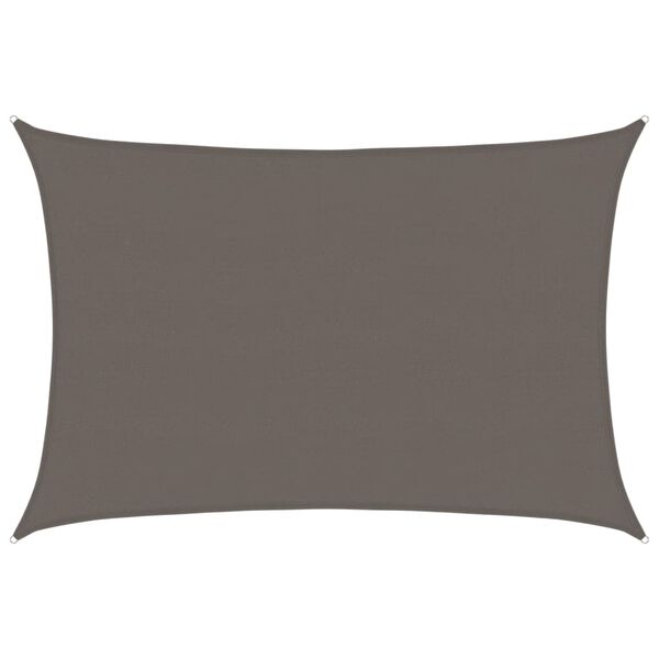 vidaXL Tieniaca plachta 160 g/m&sup2; antracitov&aacute; 5x6 m HDPE