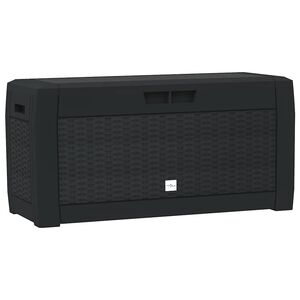 vidaXL Z&aacute;hradn&yacute; &uacute;ložn&yacute; box antracitov&yacute; 119x48x60 cm polypropyl&eacute;nov&yacute;
