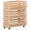 vidaXL Voz&iacute;k na zeleninu 77x30x80 cm mas&iacute;vne borovicov&eacute; drevo