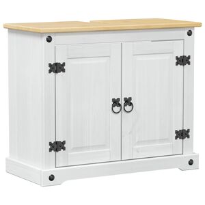vidaXL Skrinka pod um&yacute;vadlo Biela 73 x 33 x 60 cm