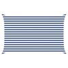 vidaXL Slnečn&aacute; plachta Modr&aacute; a biela 4 x 2,5 m 100% polyester Oxford