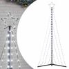vidaXL LED vianočn&yacute; stromček 339 LED studen&aacute; biela 182 cm