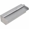 Obdĺžnikov&aacute; baz&eacute;nov&aacute; font&aacute;na/vodop&aacute;d s LED, nehrdzavej&uacute;ca oceľ 30 cm