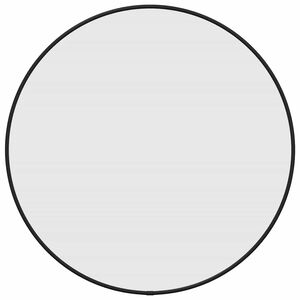 vidaXL N&aacute;stenn&eacute; zrkadlo čierne &Oslash; 50 cm okr&uacute;hle