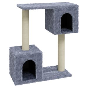 vidaXL &Scaron;krabadlo pre mačky so sisalov&yacute;mi stĺpikmi svetlosiv&eacute; 60 cm