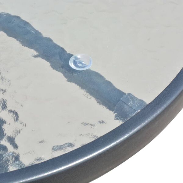 vidaXL 3-dielna bistro s&uacute;prava oceľov&aacute; čierna