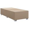 vidaXL Boxspring posteľ s matracom kapučínová 80x200 cm umelá koža