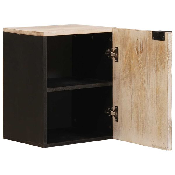 vidaXL Zavesen&yacute; kabinet do k&uacute;peľne s poličkou Biela 38 x 33 x 48 cm