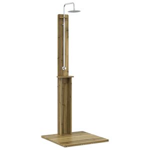 vidaXL Extern&aacute; sprcha Pr&iacute;rodn&aacute; 75 x 76 x 217 cm