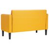 vidaXL Loveseat Pohovka svetlo žlt&aacute; 109 cm man&scaron;estrov&aacute; l&aacute;tka