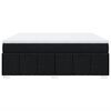 vidaXL Posteľn&yacute; r&aacute;m boxspring s matracom čierny 180x200 cm l&aacute;tka
