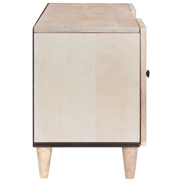 vidaXL TV jednotky so zásuvkou Biela 105 x 33 x 46 cm Kompozitné drevo