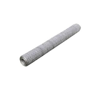 vidaXL Dr&ocirc;ten&eacute; pletivo, pozinkovan&aacute; oceľ 25x0,5 m, strieborn&eacute;