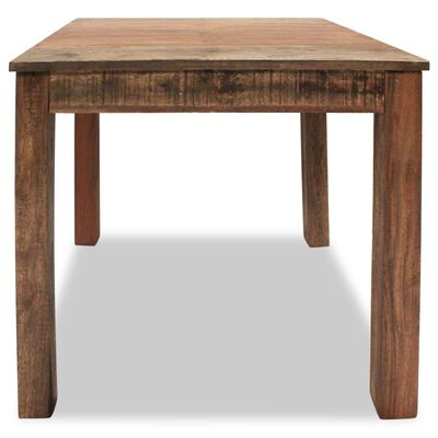 vidaXL Jedálenský stôl z masívneho recyklovaného dreva, 82x80x76 cm