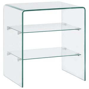 vidaXL Konferenčn&yacute; stol&iacute;k 50x40x56 cm, tvrden&eacute; sklo
