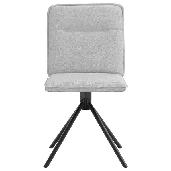 vidaXL Jedálenské stoličky 2 ks oblakšedá látka