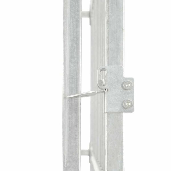 vidaXL Vonkajšia voliéra pre psy, pozinkovaná oceľ 760x760x185 cm