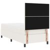 vidaXL Posteľ s pružinov&yacute;m r&aacute;mom Kr&eacute;mov&aacute; a biela 203 x 80 x 128 cm