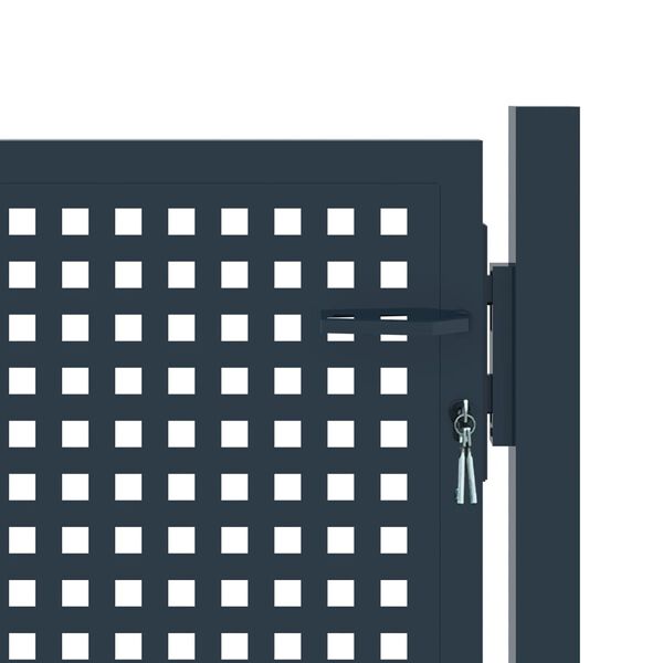 vidaXL Plotov&aacute; br&aacute;na antracitov&aacute; 102x75 cm oceľov&aacute;