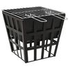 vidaXL 2 v 1 ohnisko a grilom 34x34x48 cm oceľ