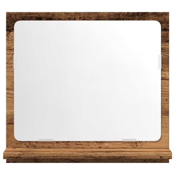 vidaXL Kúpeľňová skrinka staré drevo 40x11x37 cm kompozitné drevo