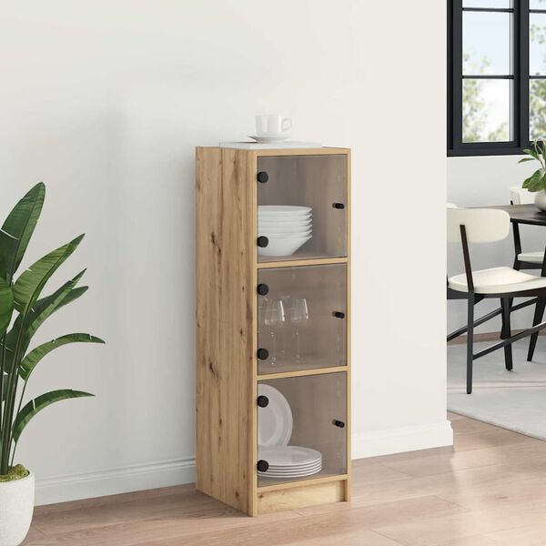 vidaXL Highboard Remeseln&yacute; dub 35 x 37 x 109 cm Kompozitn&eacute; drevo