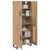 vidaXL Highboard 2 pcs Remeseln&yacute; dub 69,5 x 34 x 180 cm