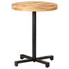 vidaXL Bistro stol&iacute;k okr&uacute;hly &Oslash;60x75 cm surov&eacute; mangovn&iacute;kov&eacute; drevo