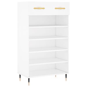 vidaXL Botn&iacute;k biely 60x35x105 cm kompozitn&eacute; drevo