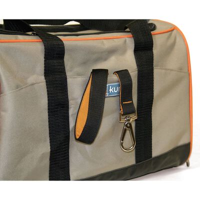 Kurgo Cestovná taška pre psa Wander Carrier čierno-oranžovo-piesková